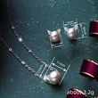  Korean version of the lady lady kitten ear jewelry necklace earrings jewelry set cute imitation pearl earrings