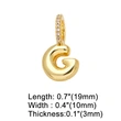 AS jewelry 26 letters pendant bracelet female gold-plated love hand jewelry bracelet brc19