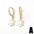 AS jewelry new hot selling copper plated real gold turtle oil drop pendant earrings earrings erg54 earrings