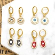 European and American creative personality devil eye earrings female niche retro Fatima hand earrings ert62