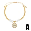 AS jewelry cross pendant bracelet gold-plated oil-inlaid zircon Madonna bracelet bra63
