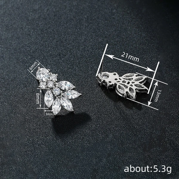 Horse eye light luxury jewelry geometric high-end dress accessories earrings high luxury Internet celebrity jewelry