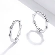   New style earrings, simple, unisex, smooth bamboo earrings, fashionable and versatile earrings