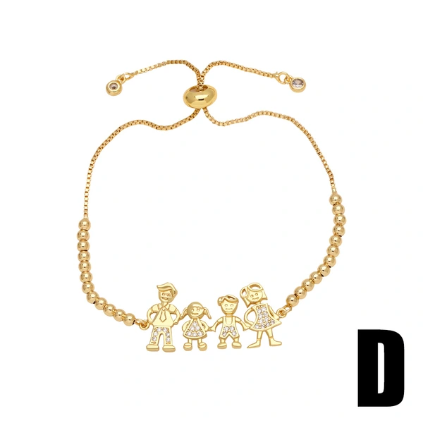 AS jewelry Europe and the United States hot selling boys and girls pendant bracelet gold-plated zircon red bracelet brf09