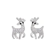  Sweet and exquisite deer earrings Christmas fashion festival earrings Korean style new simple cute earrings