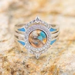  Direct sales from European and American manufacturers, hot selling vintage imitation turquoise index finger rings.