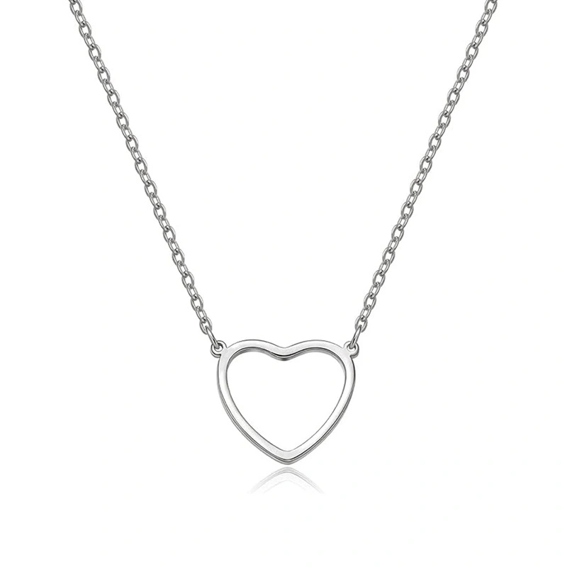 Fashionable and simple minimalist love necklace for daily wear, sweet necklace, hot selling versatile style