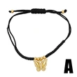 Clearance European and American jewelry small fresh butterfly bracelet bracelet women simple versatile braided bracelet brg98