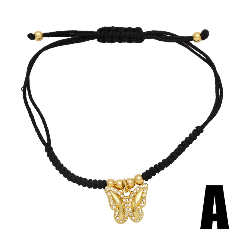 Clearance European and American jewelry small fresh butterfly bracelet bracelet women simple versatile braided bracelet brg98