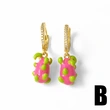 AS jewelry Europe and the United States hot selling fruit strawberry dragon fruit oil drop gold-plated pendant earrings earrings female ery98