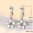   Live new earrings small fresh temperament flower earrings simple flower shape earrings for women