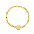 Clearance European and American style gold beaded simple colorful daisy bracelet handmade bre85