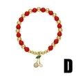 AS jewelry new hot selling fruit cherry pendant bracelet beaded hand jewelry bre44 bracelet