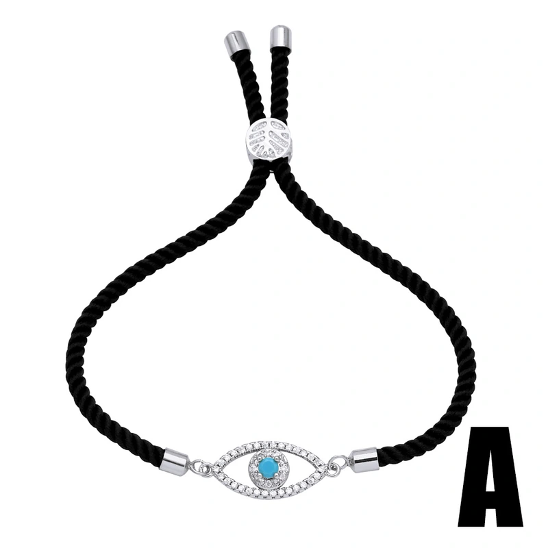 European and American popular devil eye bracelet temperament versatile inlaid zircon boy pearl heart bracelet brm30