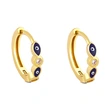Clearance earrings for women micro-inlaid zircon eyes devil eye jewelry European and American oil drop earrings erx90