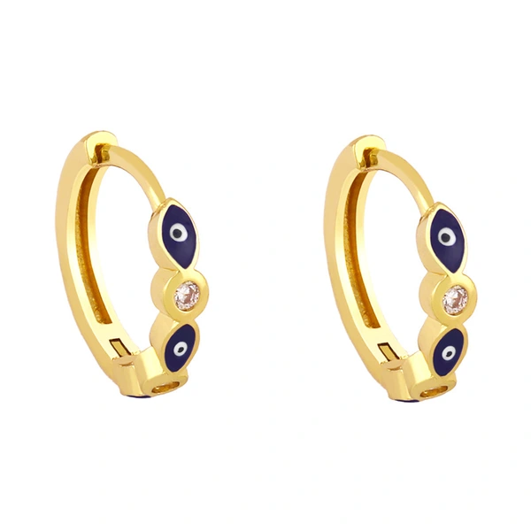 Clearance earrings for women micro-inlaid zircon eyes devil eye jewelry European and American oil drop earrings erx90