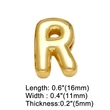 AS jewelry hot selling 26 English letters belt bracelet diy gold-plated hand jewelry female brg78