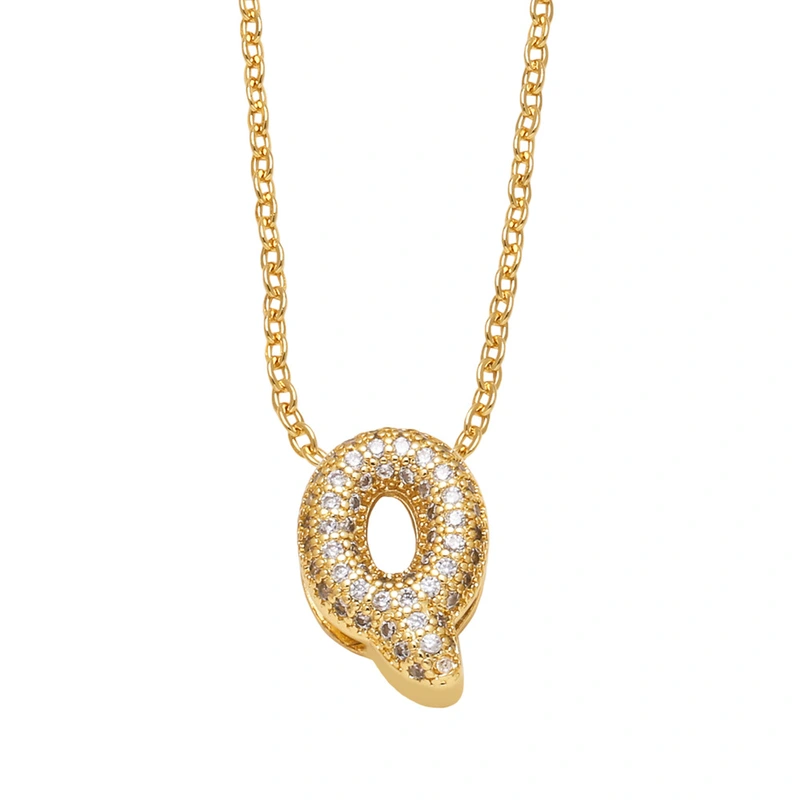 AS jewelry Europe and the United States hot selling full zircon 26 English letters necklace clavicle chain nkb596necklace