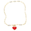 AS jewelry hot selling love heart shaped oil drop pendant necklace clavicle chain nkb840 necklace