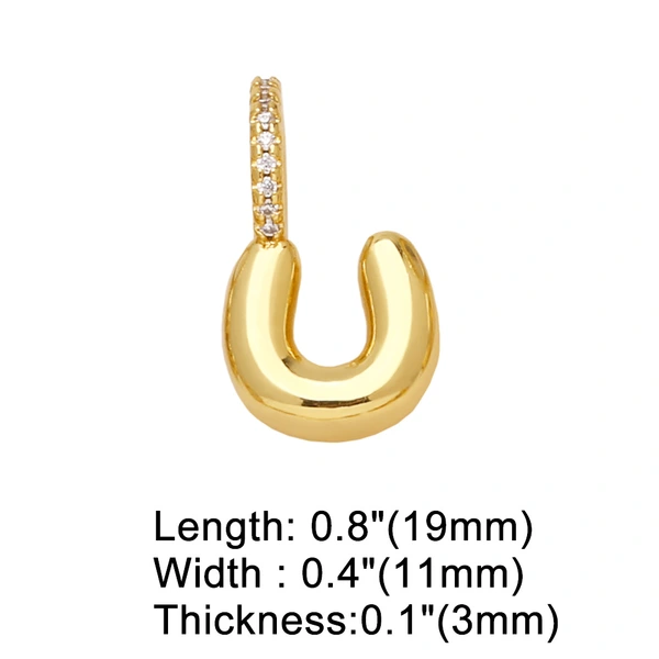 AS jewelry 26 letters pendant bracelet female gold-plated love hand jewelry bracelet brc19