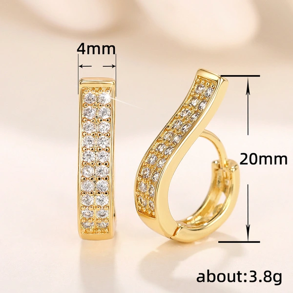 Fashionable and popular jewelry accessories, European and American exaggerated six-six-shun earrings, hollow pattern, light luxury circle