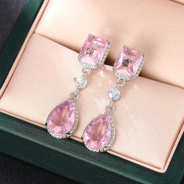 European and American mid-length fashion teardrop earrings personality geometric new hot-selling earrings live broadcast hot-selling earrings