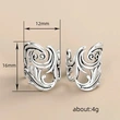Cold style simple retro ear bone clip personality leaf non-pierced earrings female old-fashioned earrings