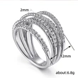 Exquisite Morse code ring hip-hop style line wrapped ring all-match heavy-duty shining commemorative jewelry