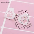  European and American cute cat claw earrings for girls cute footprints popular earrings fashionable and popular earrings
