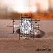  Light luxury style high-end ring female geometric design wedding ring fashionable and elegant engagement jewelry