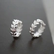   Commuter leaf earrings for women, simple accessories for daily wear, fresh and rustic style earrings