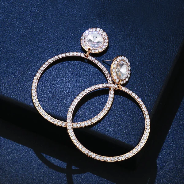 AS jewelry Europe and the United States hot selling wedding earrings women's high-end crystal earrings earrings erm31