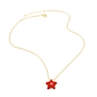 AS jewelry new oil drop five-pointed star pendant necklace clavicle chain nkb709 necklace
