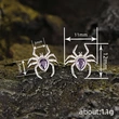 Factory direct sale Halloween earrings for women, spider water drop geometric design accessories, niche internet celebrity style jewelry