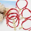 AS jewelry new hot style tree of life Our Lady pendant red hand rope adjustment hand jewelry bracelet female brm70