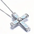   Hot selling metal oil painting necklace imitation opal design necklace niche personality network celebrity style jewelry