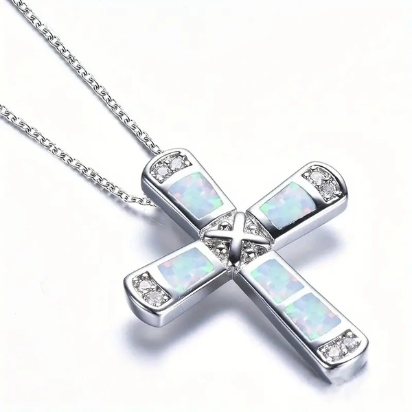   Hot selling metal oil painting necklace imitation opal design necklace niche personality network celebrity style jewelry