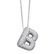 New hot selling 26 letters pendant necklace female hip hop inlaid with zircon gold-plated clavicle chain nkp22