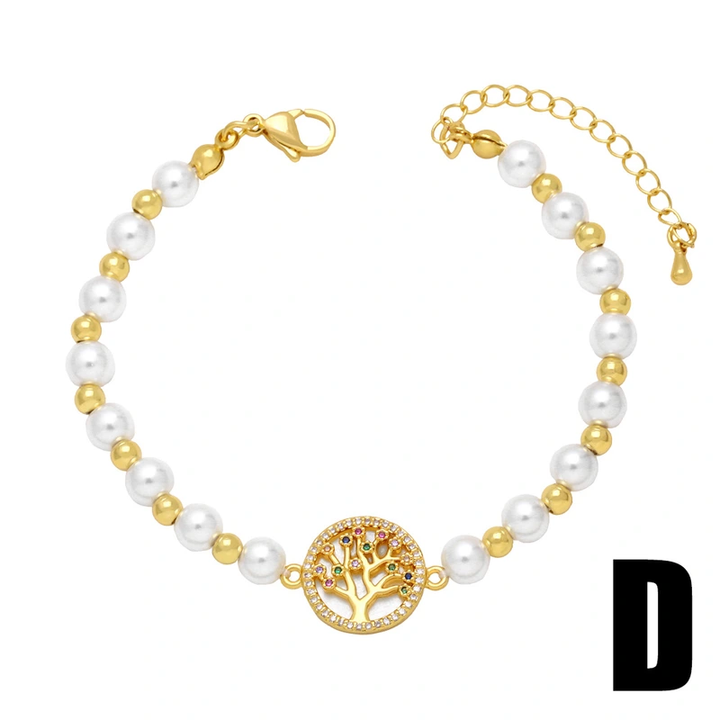 European and American retro popular hand jewelry style niche design pearl bracelet women's accessories wholesale brj94