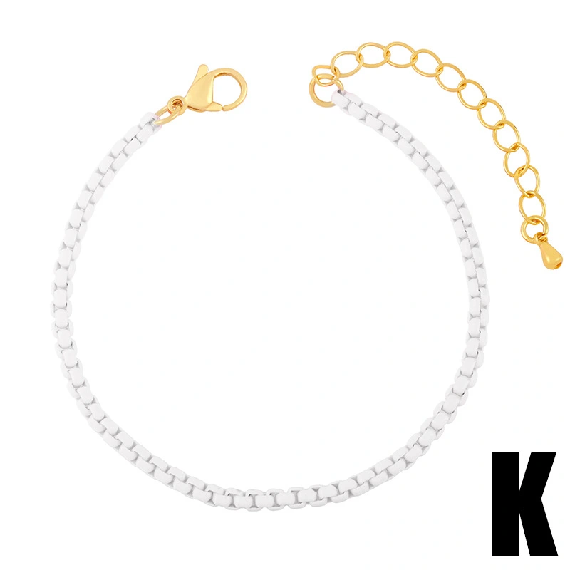 European and American creative fashion jewelry Bohemian style colorful oil drop bracelet personality color hand jewelry brd85