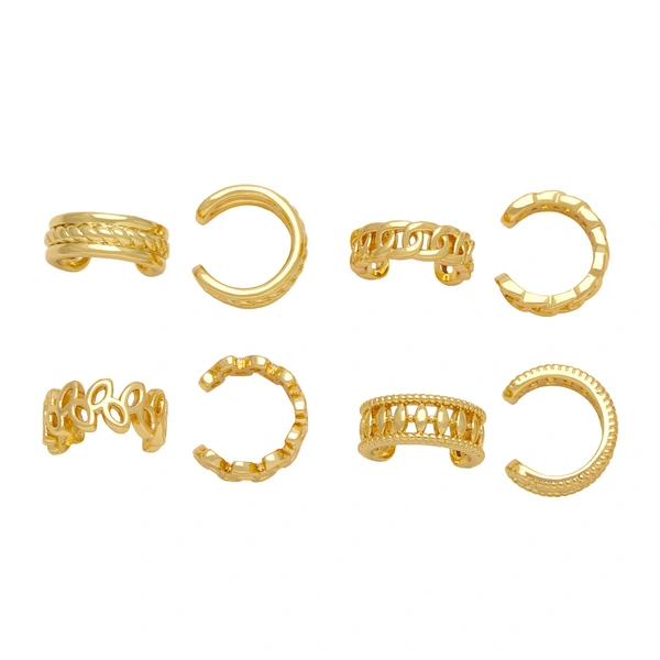 Hot selling earrings without piercings, simple and versatile geometric ear clips, retro temperament earrings err95