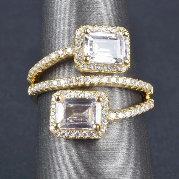  Japanese and Korean fashion personality rings Internet celebrity light luxury geometric multi-layer rings design women's rings