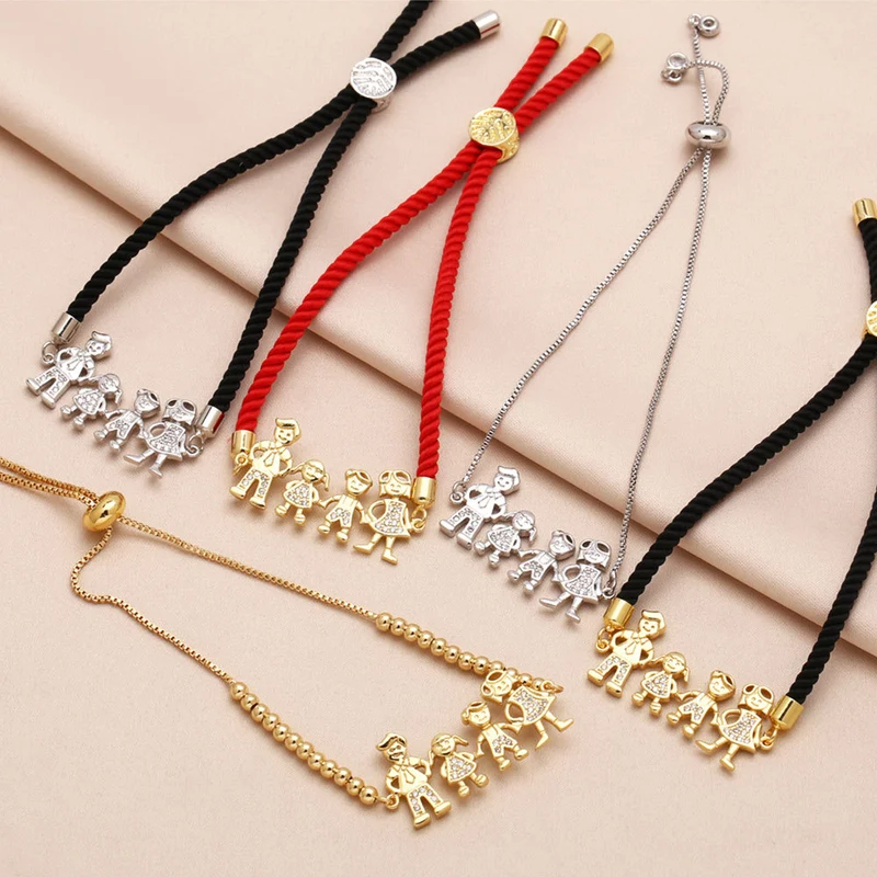 AS jewelry Europe and the United States hot selling boys and girls pendant bracelet gold-plated zircon red bracelet brf09