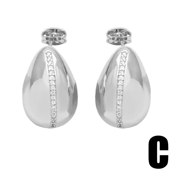 Clearance fashion love earrings female personality creative gold-plated water drop five-pointed star earrings earrings err19