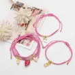 AS jewelry European and American new strawberry bear elephant bracelet female gold-plated adjustable hand rope brh82