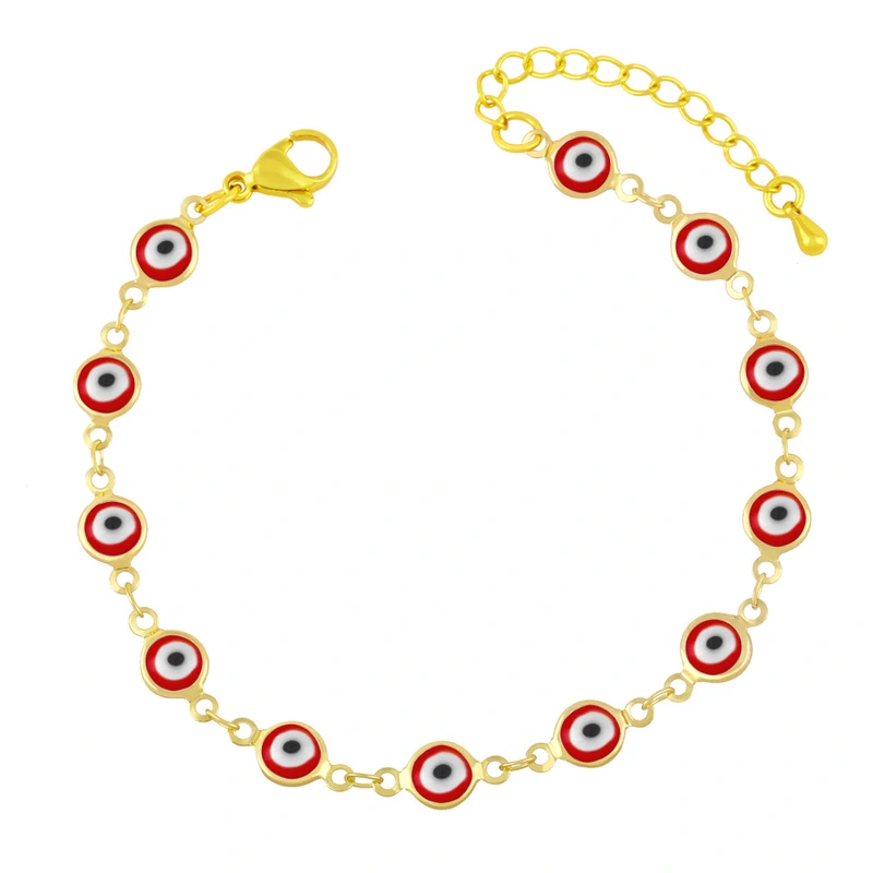 E-commerce source Bohemian devil eye bracelet oil drip round eyeball Evil Eye bracelet bre60