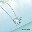  Elegant and lustrous pendant necklace, hot selling imitation moonstone, popular and fashionable niche design