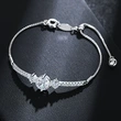 New box chain bracelet with adjustable elasticity, exquisite jewelry, fashionable and personalized lady style bracelet