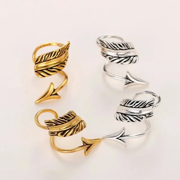 Unisex ear clip arrow ear jewelry INS arrow ear bone clip European and American trend non-pierced earrings