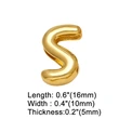 AS jewelry hot selling 26 English letters belt bracelet diy gold-plated hand jewelry female brg78